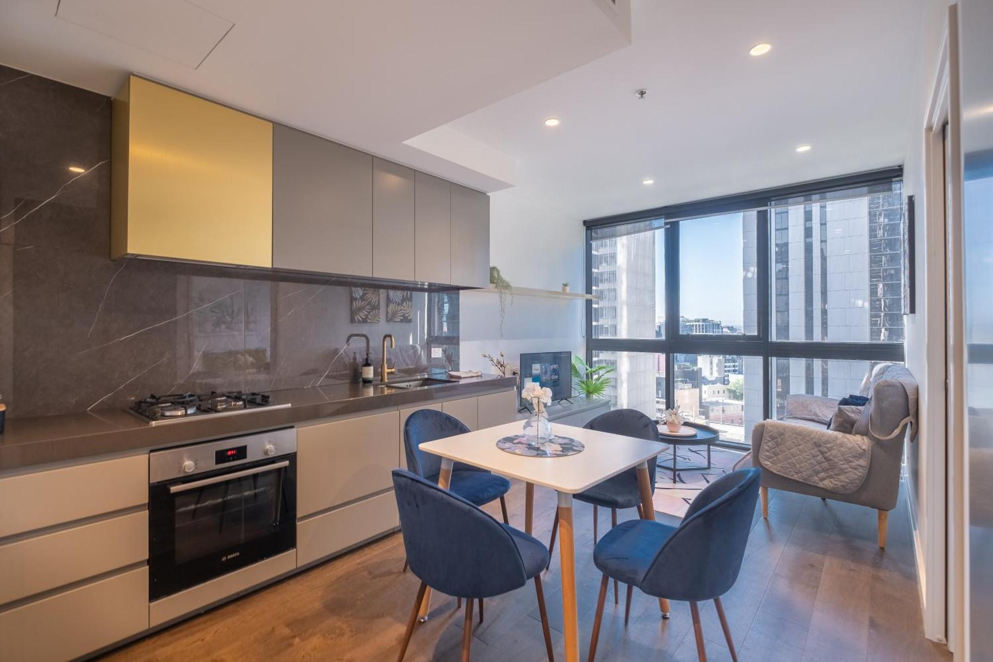 Relaxed 1Br1Ba City View Apt Wifi In Cbd Мелбърн Екстериор снимка